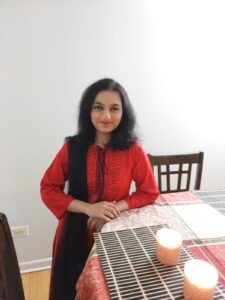 Rutba Khan, Senior Communication Disorders Major. 