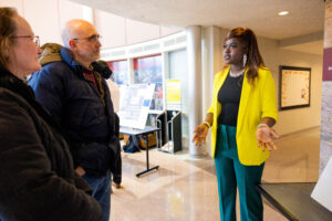 Azeezat Balogun, presenting her Capstone project.